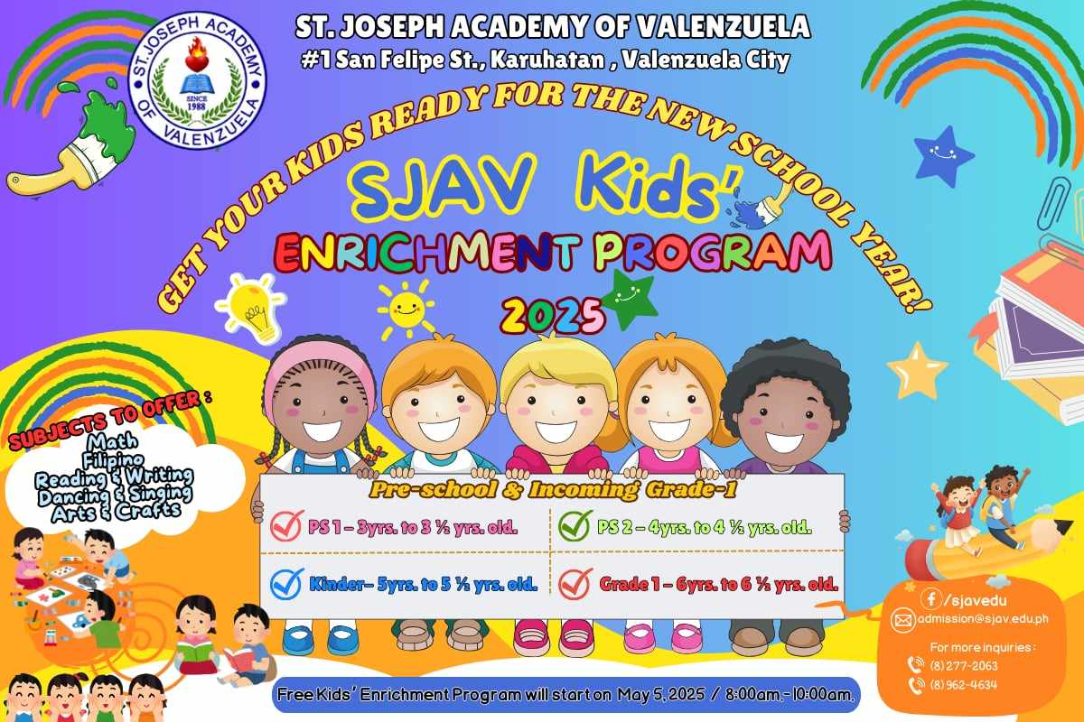 SJAV Kid's Enrichment Program 2025